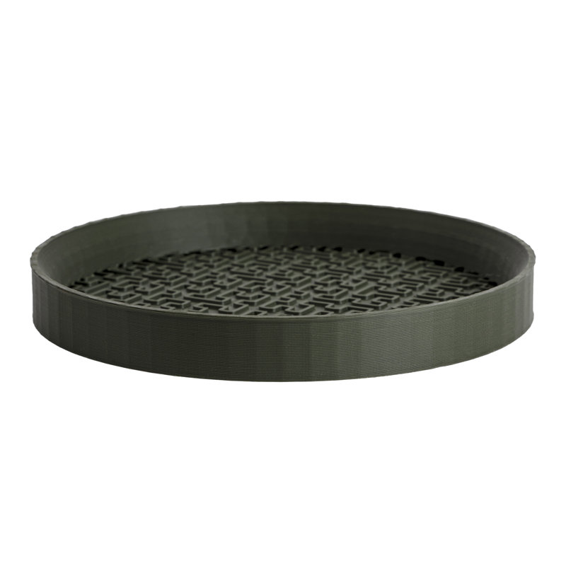 Soucoupe pour plante Nansy, H 0,72 po x l 6,5 po x P 6,5 po, Olive