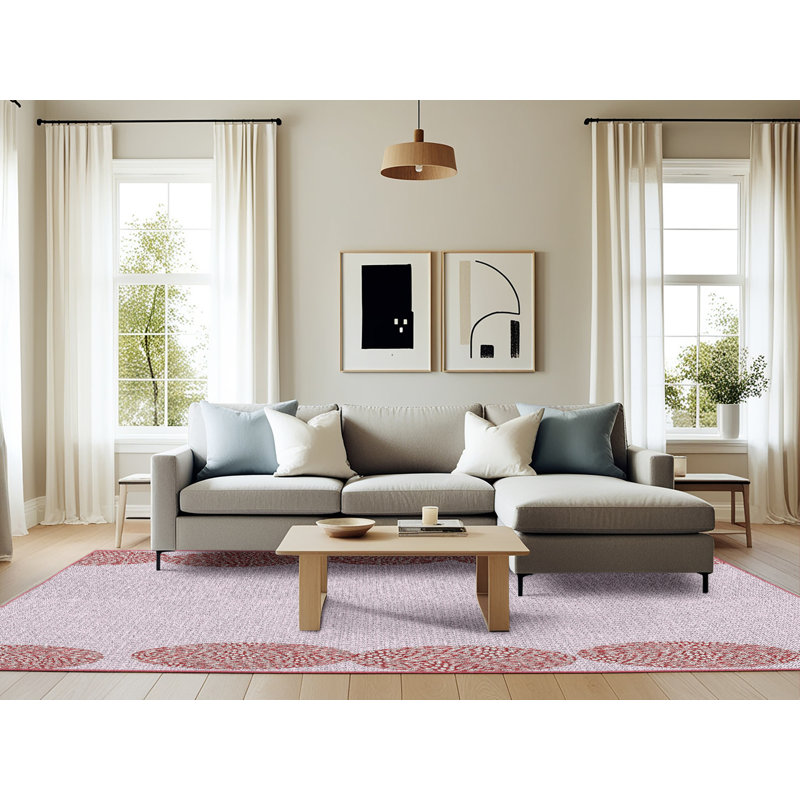 Tapis mauve / brun Adil, Rectangle 6 pi x 9 pi