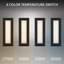 Beech 4000K Dimmable LED Outdoor Wall Light With Color Temperature Switch from 2700K/3000K/3500K/4000K, Weather Resistant Powder Coated Finish-1023611342-1023611343