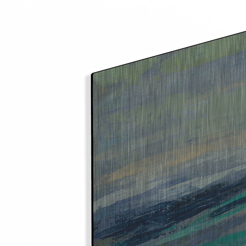 «Teal Wave I» par Silvia Vassileva, H 12 po x l 12 po