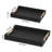 Set Of 2 Shagreen Serving Tray With Polished Metal Handles Wood Decorative Tray PU Leather With Brushed For Coffee Table Ottoman Console Table-2084907920