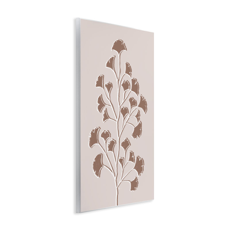 Art mural Gingko, par Martina Pavlova, H 15 po x l 10 po