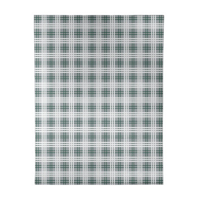 Tapis à carreaux gris