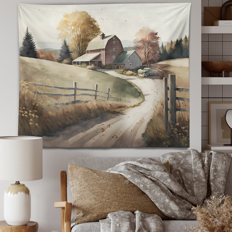 Polyester Tapestry, 32" H x 39" W