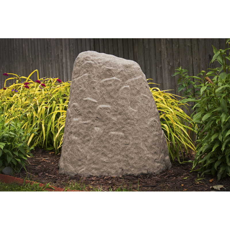 Spataro Weather Resistant Plastic Abstract Garden Stone, Sand