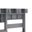 Lit escamotable mural avec bureau, armoire supérieure et tablettes de rangement-1912345080-1912345079
