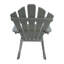 Chaise berçante inclinable en bois Adirondack