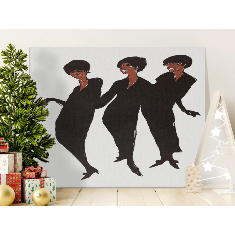 Napper Wrapped Canvas Print Set, 48x16