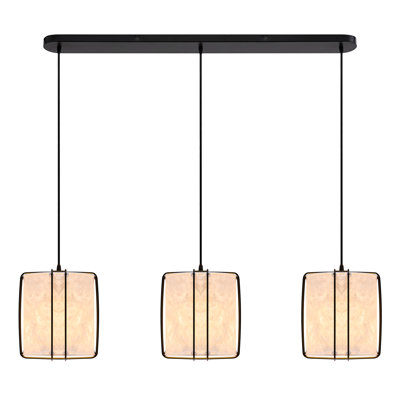 3 - Light Matte Square/Rectangle Pendant