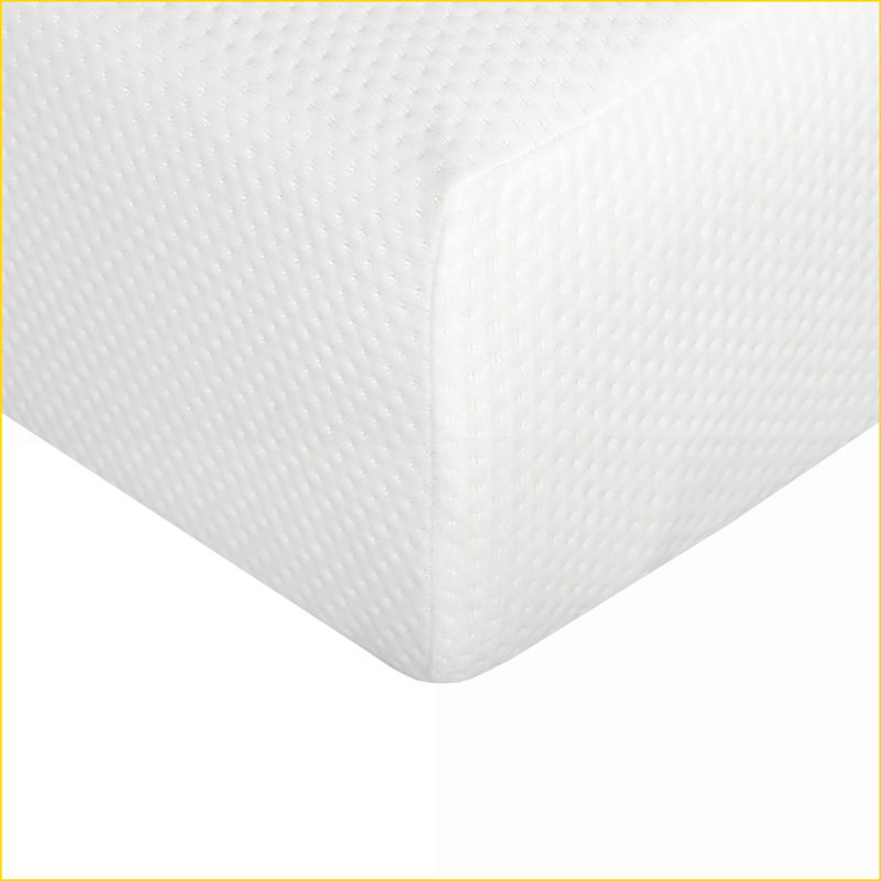 Mattresses Plush 8 in. Gel Memory Foam Mattress with Breathable Aloe Vera Snow White Double Jacquard Cover | California King | Polyester