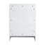 Meuble-lavabo simple autoportant de 24 po avec lavabo, une armoire de rangement et une armoire murale-2003523269