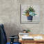 «Succulent Still Life 1 Navy» par Julia Purinton, art mural sur toile-1905133678