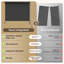Store à enroulement extérieur sans cordon, stores de patio sans assemblage avec tissu 420 g / m² amélioré pour une protection à 95% contre les rayons UV, pare-soleil pour espaces intérieurs et extérieurs-1238723532-1238723535