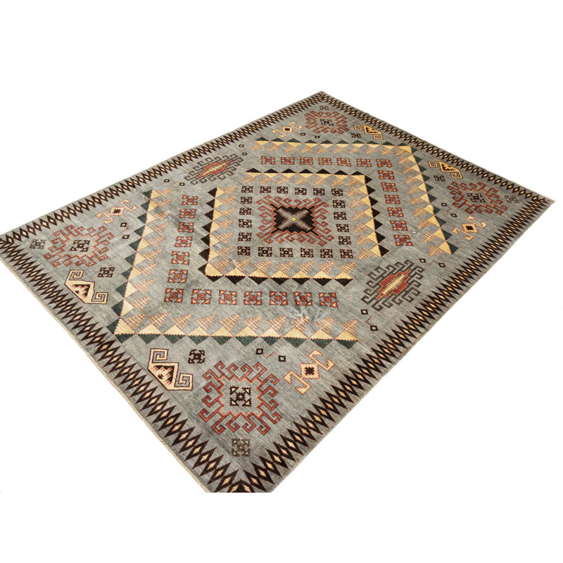 Tapis oriental gris 10 x 14