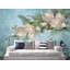 Murale gardenia fleur jaune papillon Daves-1303170651