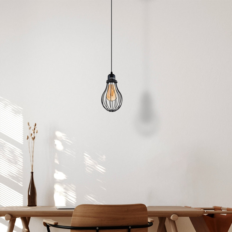 Bertrad 1 - Light Black Single Pendant, Yes