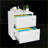 Filing Cabinet 3-Drawer Lateral Locking, Snow White Fits Legal/Letter/A4/F4 | Metal | Office-1926551112