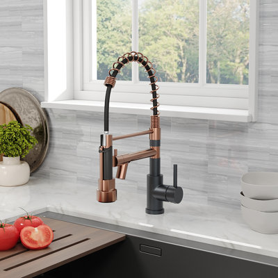 Belfry Kitchen Krokowski Pull Out Kitchen Faucet