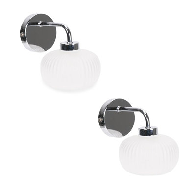 Redvers Glass Armed Sconce