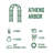 White Vinyl Garden Arbor
