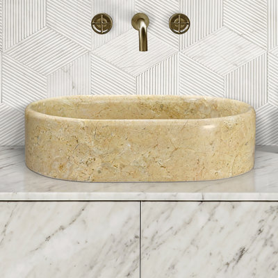 Lavabo vasque de salle de bain en marbre naturel