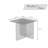 Glass Side Table Small Endtable-749827451
