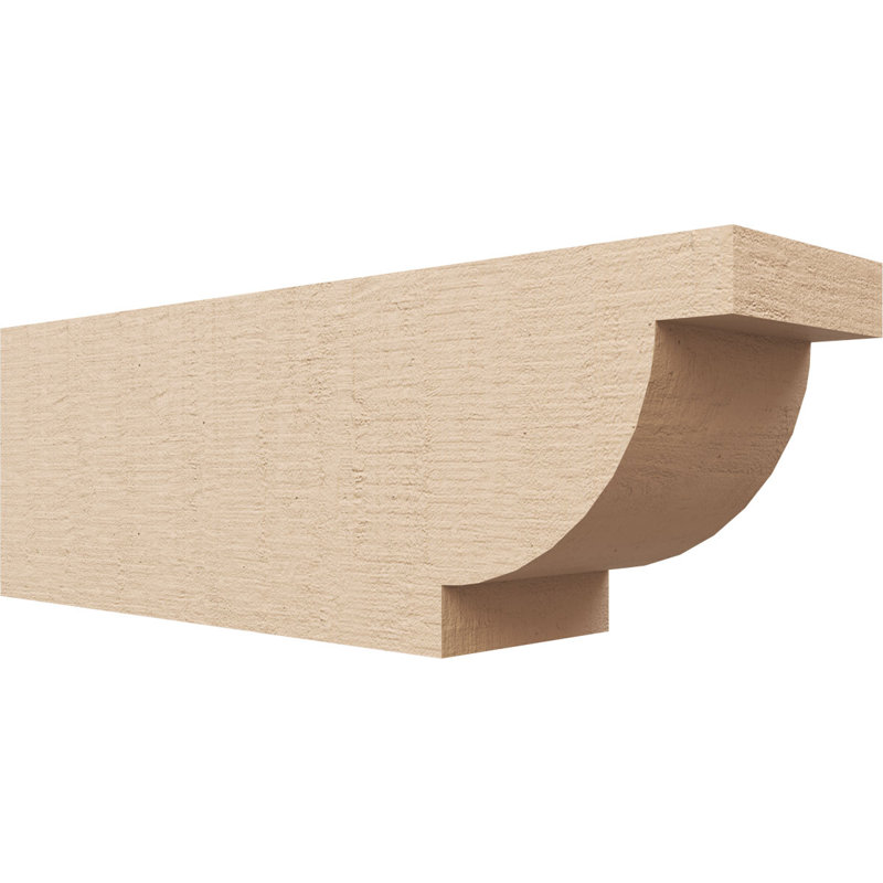 Queue de chevron Alpine Woodgrain TimberThane, brun clair apprêté, H 8 po x l 24 po x P 6 po