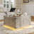Farmhouse Lift Top LED Coffee Table With Storage-464484020