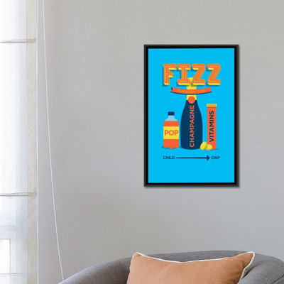 « fizz » par stephen wild, reproduction d’art sur toile tendue