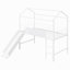 Lit mezzanine en métal avec glissoire en métal-1325062872