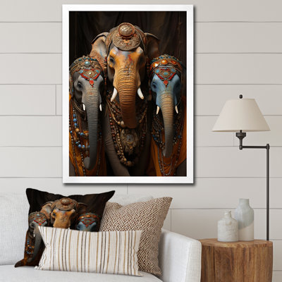 " Asian Art Thai Elephants XI "
