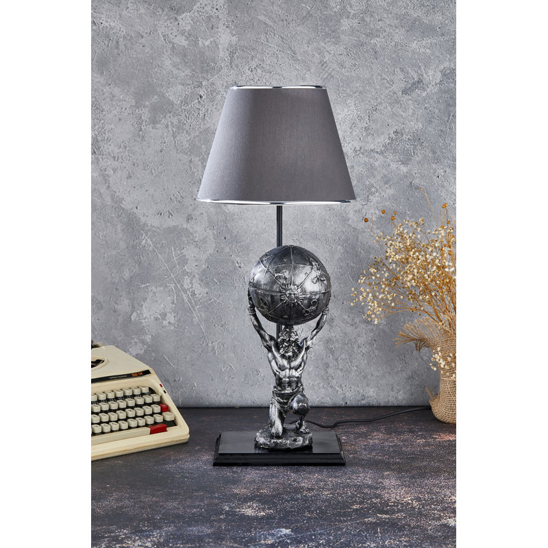 Lampe de table, gris, gris