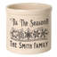 Personalized Snowflake Ornament Ceramic Pot Planter-2003217426-1998225818