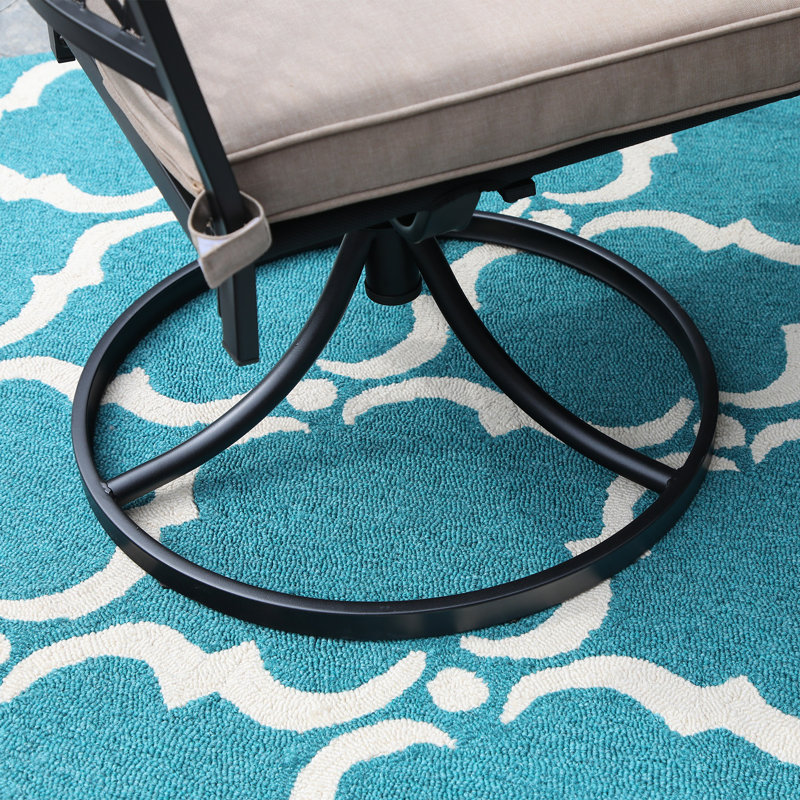 Chaise de patio pivotante avec coussin Encino