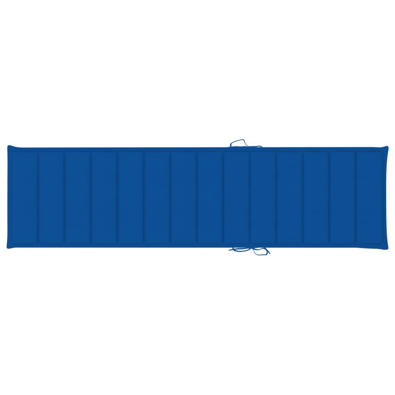 Outdoor Seat / Back Cushion, Royal Blue, 19.7" W x 78.7" D x 1.2" H