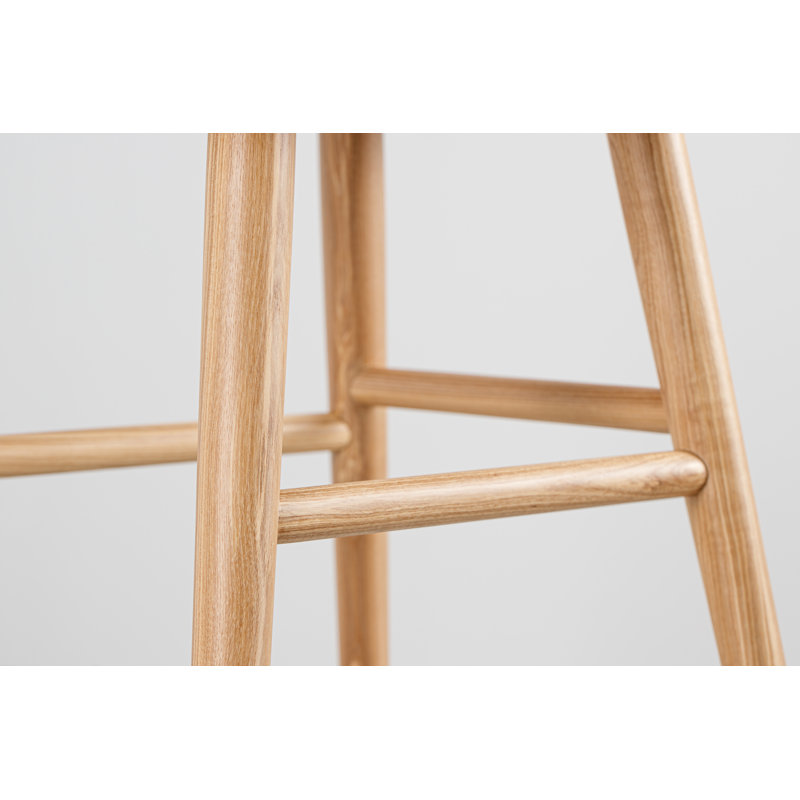 Anvil Chair With Back, Matte Ash, Bar Stool (31” Seat Height)