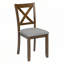 Ensemble de table de salle à manger 5 pièces en bois avec 4 chaises