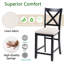 Tabourets de comptoir en bois Mableton