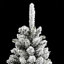 vidaXL Artificial Christmas Tree with 300 LEDs with Stand-118782061-118782064