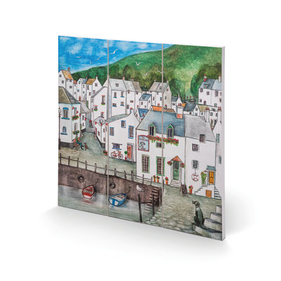 Olde Dog Inne by Joe Ramm - No Frame Painting on Wood