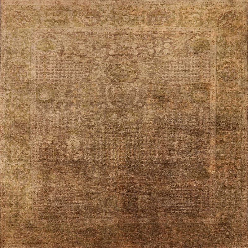 Oriental Indoor Rug, Square 4'