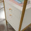 Bureau en L, finition blanche