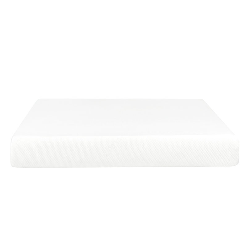 8 po, doux, très grand, matelas dans une boîte, blanc, double, aloès, mousse à haute densité, gel us, lits réglables Boîte en mousse à mémoire de forme souple avec housse pour un sommeil apaisant, support de 6 po et couche de 2 po