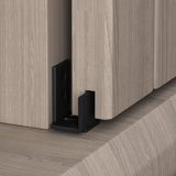 U-Shape Adjustable Wall-Mounted Door Bottom Metal Steel Floor Guide