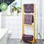 40cm Wood 3 Freestanding Towel Bar