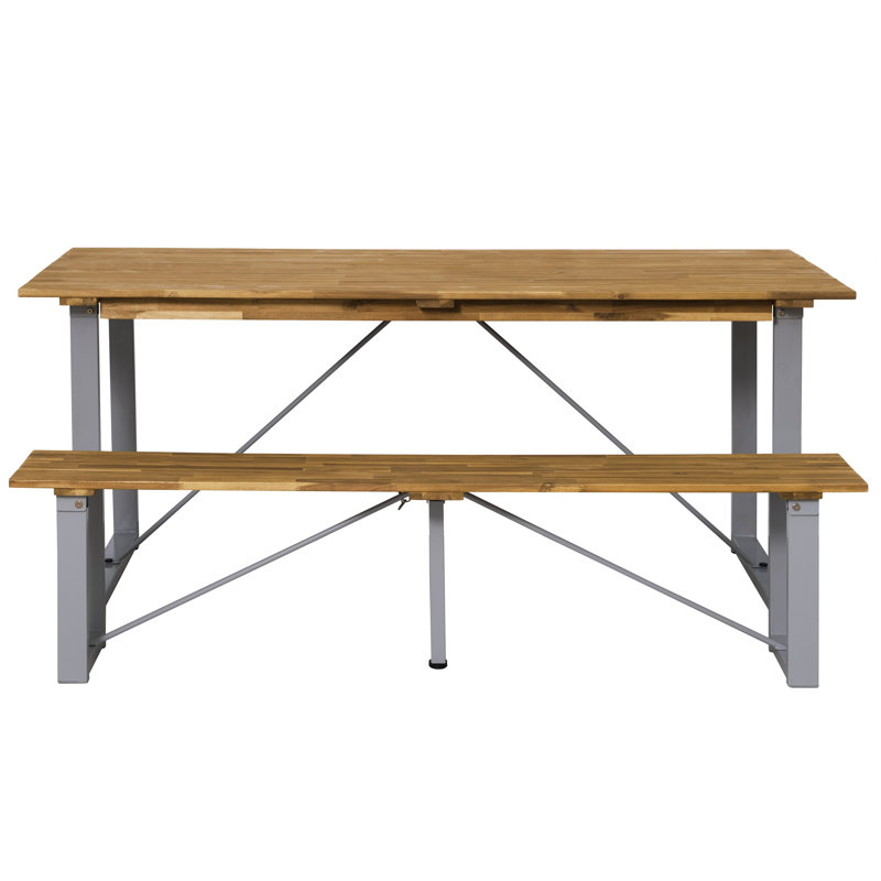 Morland Steel Outdoor Bench