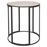 Paris Stone Frame End Table
