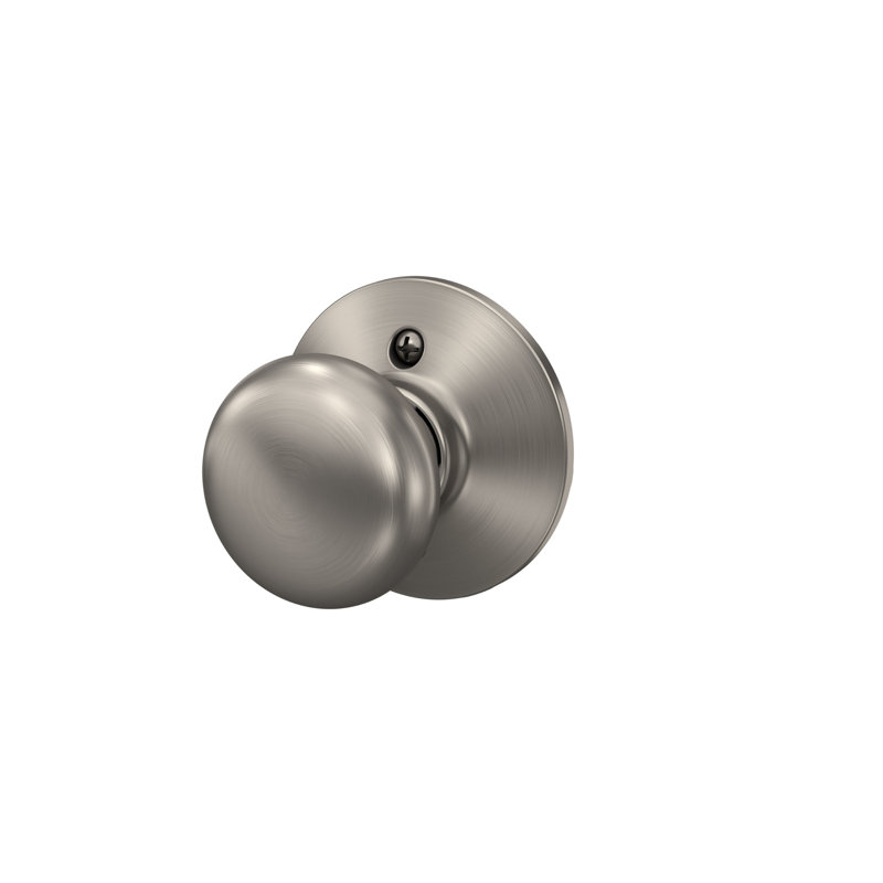 Plymouth Non-Turning Single Dummy Knob, Satin Nickel