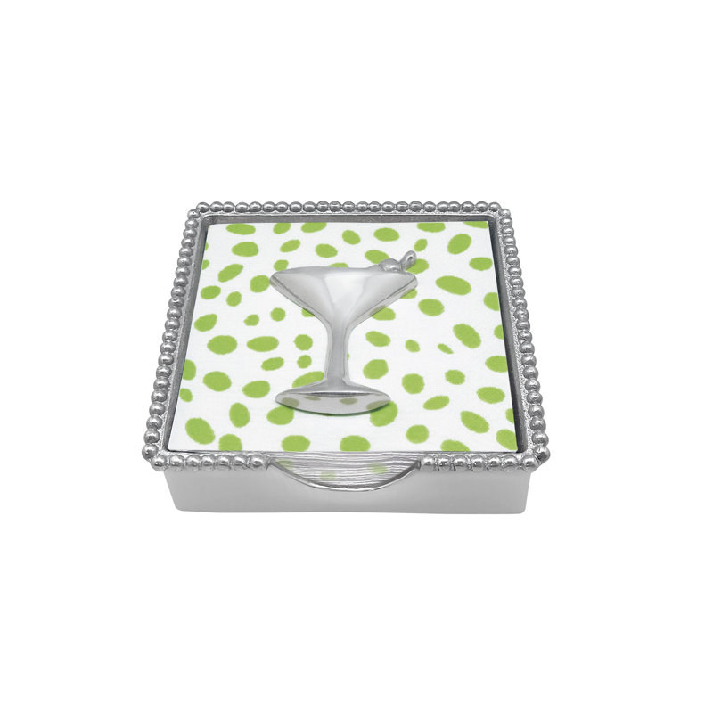 Let's Celebrate Cocktail Beaded Napkin Holder