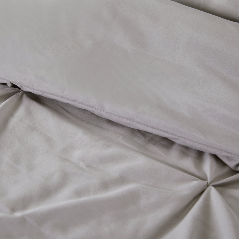  8 Piece Comforter Set, Gray, Queen Comforter + 7 Additional Pieces